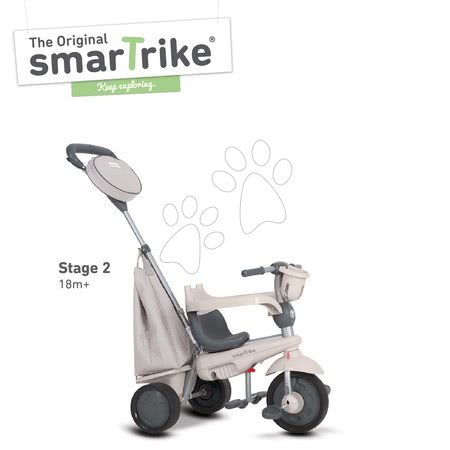 Tříkolky od 10 měsíců - Tříkolka Swing 4v1 Grey TouchSteering smarTrike  - 2