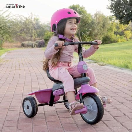 Triciklik 10 hónapos kortól - Tricikli Swirl DLX 4in1 Grey&Pink TouchSteering smarTrike - 5