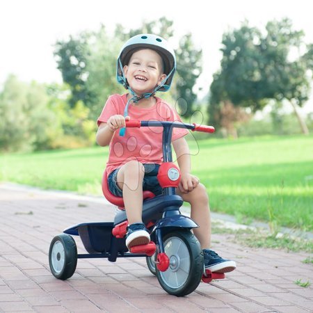 Triciclete de la 10 luni - Tricicletă Swirl DLX 4in1 Blue&Red SmarTrike  - 3