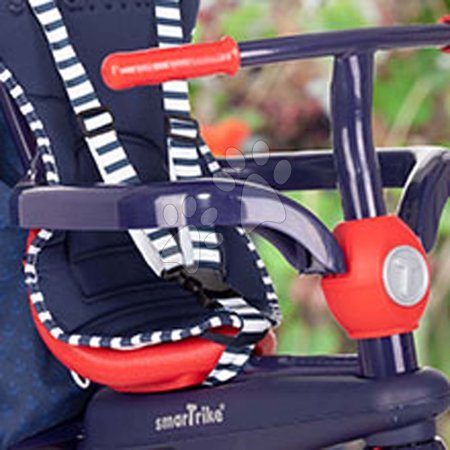 Triciclete de la 10 luni - Tricicletă Swirl DLX 4in1 Blue&Red SmarTrike  - 12