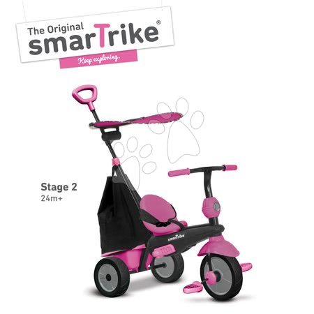 Tříkolky od 10 měsíců - Tříkolka Delight Touch Steering 3v1 smarTrike - 2