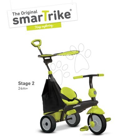 Tříkolky od 10 měsíců - Tříkolka Delight Touch Steering 3v1 smarTrike - 3