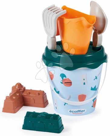 Sand buckets - Bucket set with watering can Knights Beach Summer Écoiffier