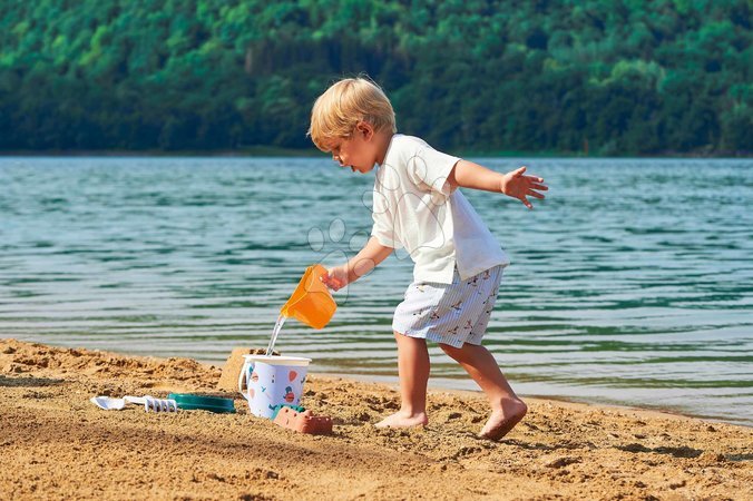 Sand buckets - Bucket set with watering can Knights Beach Summer Écoiffier - 3