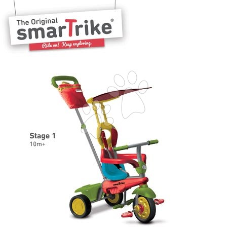 Tříkolky od 10 měsíců - Tříkolka Joy 4v1 Touch Steering smarTrike - 2