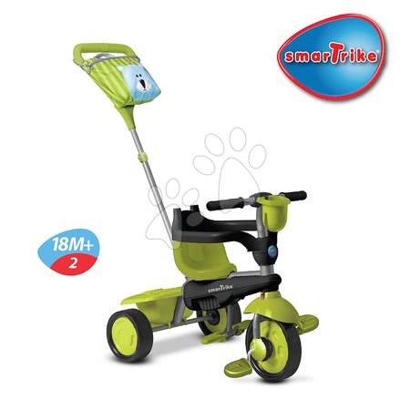 Tříkolky od 10 měsíců - Tříkolka Spirit Green 4v1 smarTrike - 1