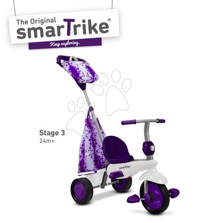 Tříkolky od 10 měsíců - Tříkolka Spirit Blue smarTrike - 3