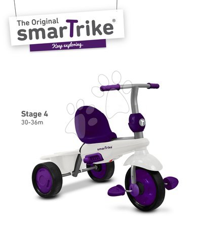 Tříkolky od 10 měsíců - Tříkolka Spirit Blue smarTrike - 4