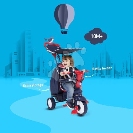 Trojkolky od 10 mesiacov - Trojkolka Star Blue Touch Steering smarTrike - 8