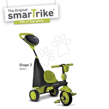 Triciklik 10 hónapos kortól - Tricikli Spark Black&Green Touch Steering 4in1 smarTrike - 3