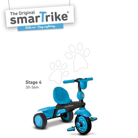 Triciklik 10 hónapos kortól - Tricikli Spark Blue Touch Steering 4in1 smarTrike - 8