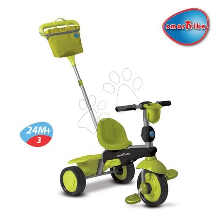 Tříkolky od 10 měsíců - Tříkolka Spirit Green 4v1 Touch Steering smarTrike - 4