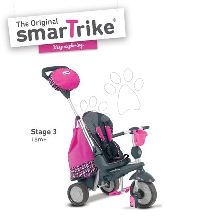 Kinderdreiräder ab 10 Monaten - Dreirad Splash 5in1 Pink smarTrike - 2