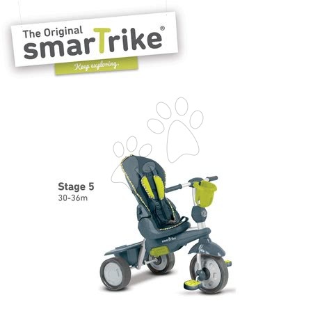 Triciklik 10 hónapos kortól - Tricikli Splash 5in1 Green smarTrike - 5