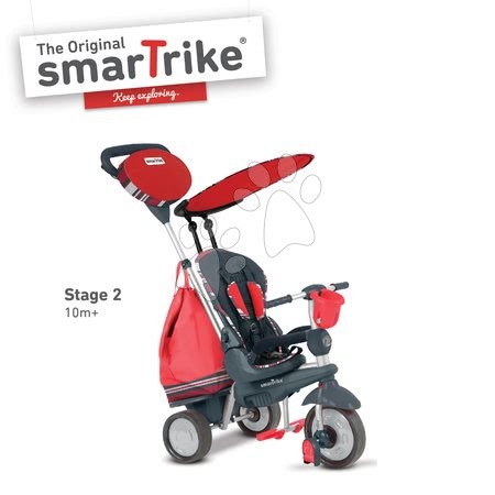 Triciclete de la 10 luni - Tricicletă Splash 5în1 Red 2 smarTrike - 2