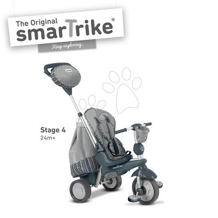 Tříkolky od 10 měsíců - Tříkolka Splash 5v1 Grey smarTrike - 5