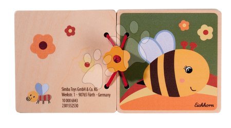 Jocuri educative din lemn - Drevená obrázková knižka Picture Book Eichhorn - 2