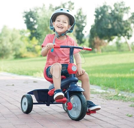 Trikes from 10 months - Shine 4in1 Blue&Red Touch Steering smarTrike Tricycle - 9