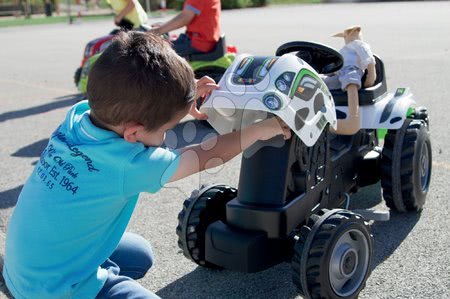 Pedal ride-ons - Farmer XL Cow Smoby Pedaling Tractor - 8