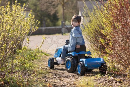 Kids' workbench sets - Set pracovná dielňa a traktor na šliapanie Spidey Bricolo Center Smoby - 29