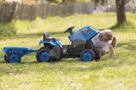 Kids' workbench sets - Set pracovná dielňa a traktor na šliapanie Spidey Bricolo Center Smoby - 30