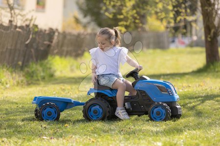 Kids' workbench sets - Set pracovná dielňa a traktor na šliapanie Spidey Bricolo Center Smoby - 31