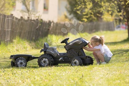 Domčeky s náradím - Set domček pre záhradníka s traktorom s prívesom Farmer XL Garden House Smoby - 37