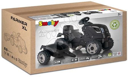 Domčeky s náradím - Set domček pre záhradníka s traktorom s prívesom Farmer XL Garden House Smoby - 46