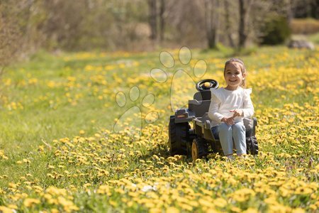 Trettfahrzeuge - Tretttraktor und Anhänger Stronger XXL Tractor+Trailer Smoby - 7