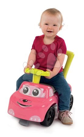 Baby walkers - Fille 2v1 Smoby Ride-on and Baby Walker Car - 6