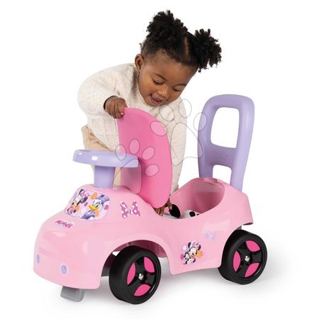 Odrážedla od 10 měsíců - Odrážedlo a chodítko 2v1 Minnie Auto Ride On Smoby - 6