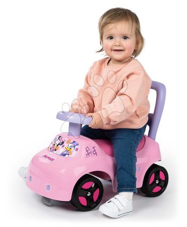 Odrážedla od 10 měsíců - Odrážedlo a chodítko 2v1 Minnie Auto Ride On Smoby - 2