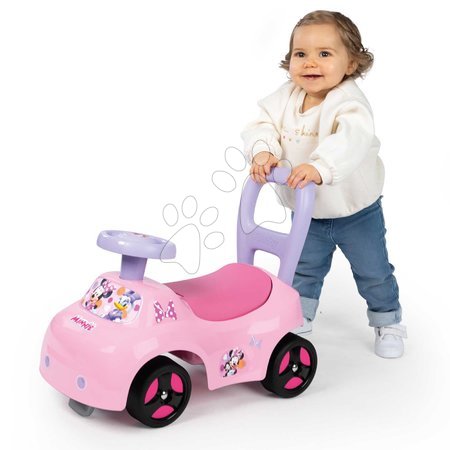 Odrážedla od 10 měsíců - Odrážedlo a chodítko 2v1 Minnie Auto Ride On Smoby - 3