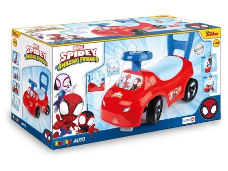 Odrážedla od 10 měsíců - Odrážedlo a chodítko Spidey Auto Ride On Smoby - 6