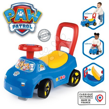 La Pat patrouille - Draisienne et trotteur 2 en 1 Paw Patrol Auto Ride On Smoby_1