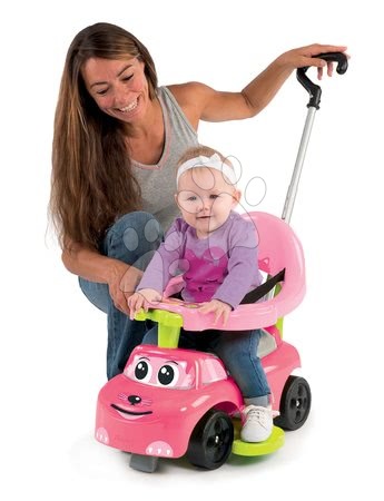 Odrážedla od 6 měsíců - Odrážedlo a houpačka Auto Rocking Pink Smoby - 7