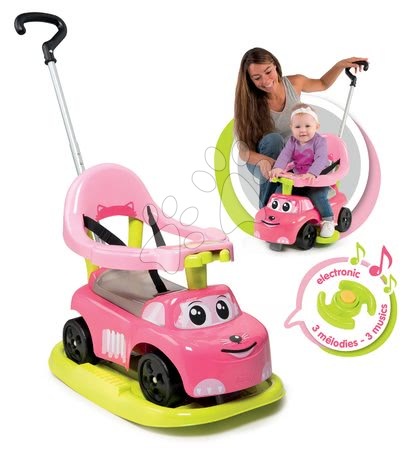 Odrážedla od 6 měsíců - Odrážedlo a houpačka Auto Rocking Pink Smoby - 5