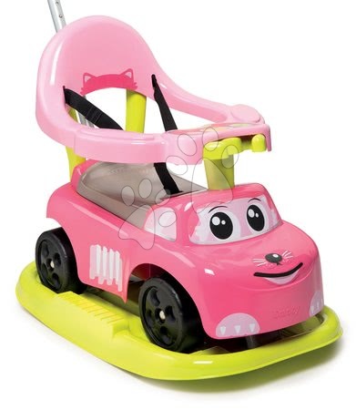 Odrážedla od 6 měsíců - Odrážedlo a houpačka Auto Rocking Pink Smoby - 1