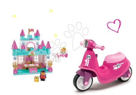 Odrážedla sety - Set odrážedlo Scooter Pink Smoby - 26