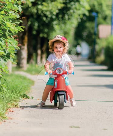 Odrážedla od 18 měsíců - Odrážedlo motorka s reflektorem Scooter Red Smoby - 8