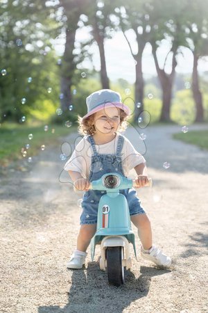 Odrážedla od 18 měsíců - Odrážedlo motorka s reflektorem Scooter Blue Smoby - 7