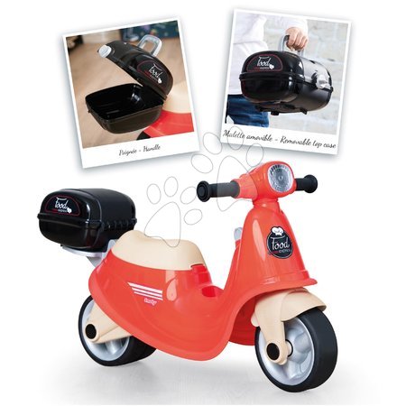 Ride-ons and balance bikes from 18 months - Scooter Ride-On Food Express Delivery Smoby - 7