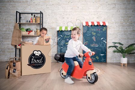 Ride-ons and balance bikes from 18 months - Scooter Ride-On Food Express Delivery Smoby - 10