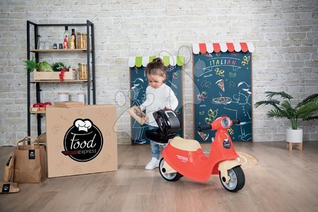 Odrážedla od 18 měsíců - Odrážedlo Donáška Jedla Scooter Ride-On Food Express Smoby - 11