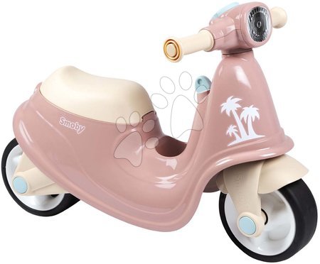 Odrážedlo motorka s reflektorem Scooter Pink Smoby