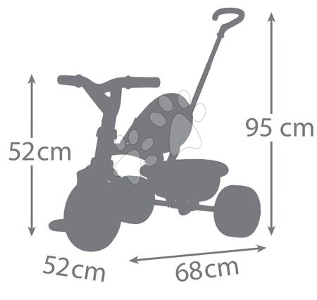 Tricycles à partir de 15 mois - Tricycle Be Move Smoby - 5