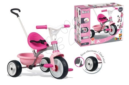 Tříkolky od 15 měsíců - Tříkolka Be Move Pink Smoby - 5