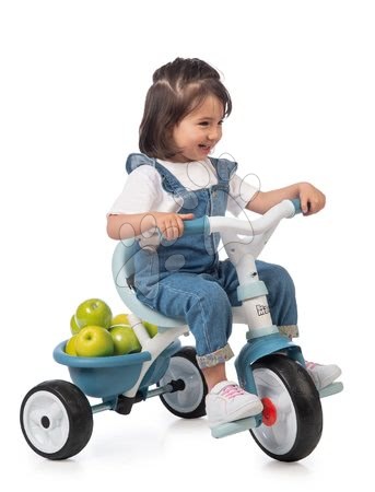 Tříkolky od 15 měsíců - Tříkolka s volnoběhem Be Move Tricycle Blue Smoby - 13