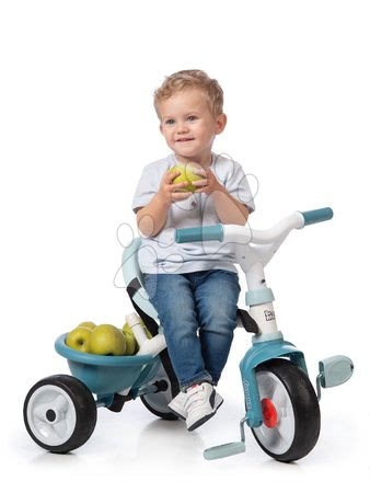 Tříkolky od 15 měsíců - Tříkolka s volnoběhem Be Move Tricycle Blue Smoby - 19