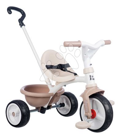 Tricycles à partir de 15 mois - Trotinette avec roue libre Be Move Tricycle Beige Smoby